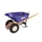 Bon Tool Barrow, Steel 6 Cubic Feet Tray, Double Knobby Tire Wood Handle 11-676 - alternate 1